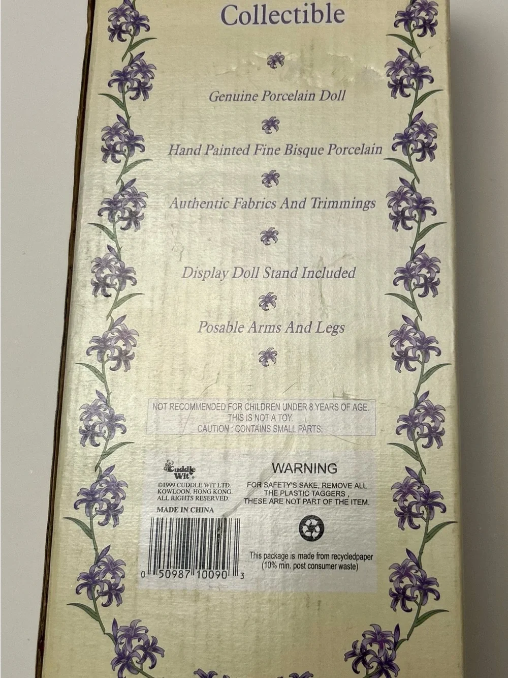 Vintage Memories Porcelain Doll Collectible